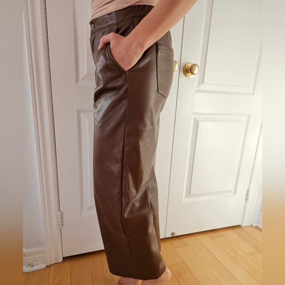 Oak + Fort - Leather vegan pants - Picture 8 of 10